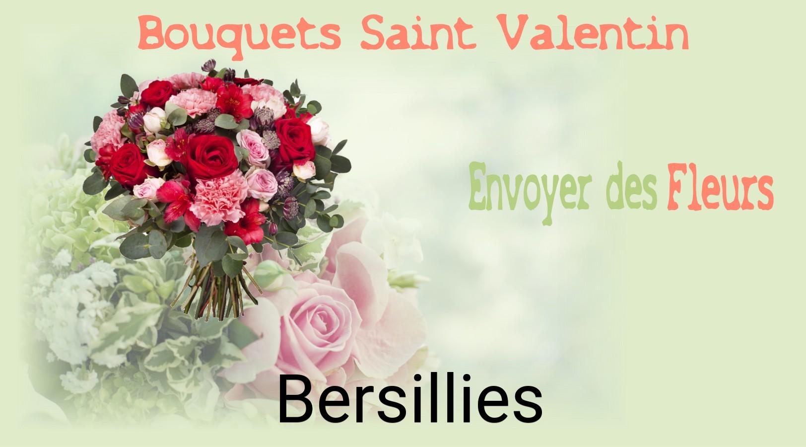 Roses de Saint-Valentin livrées à Bersillies